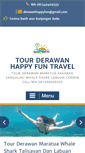 Mobile Screenshot of derawan-tour.com